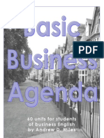 Basic Business Agenda