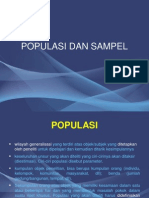 POPULASI DAN SAMPEL