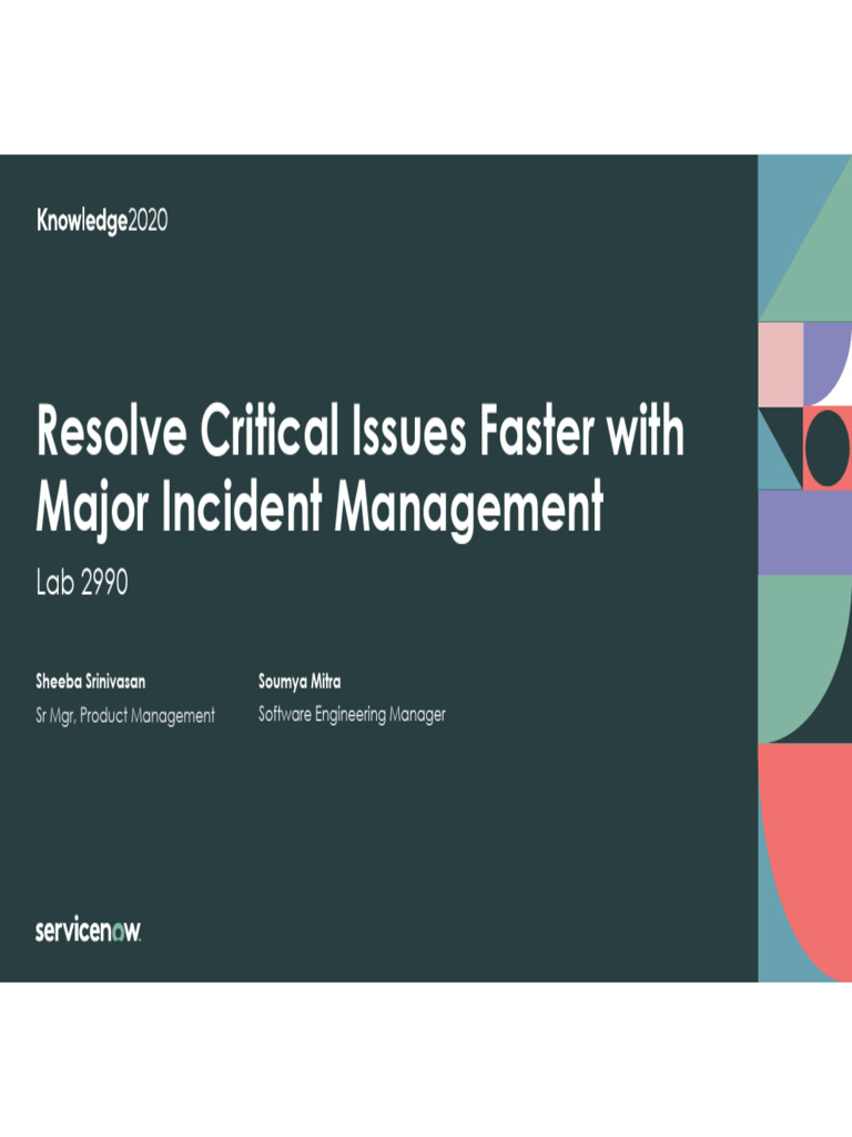 Major Incident Communication Overview | PDF | Computing