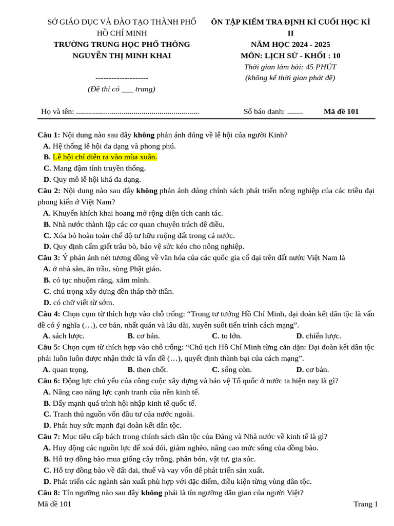 Ma de 101 | PDF