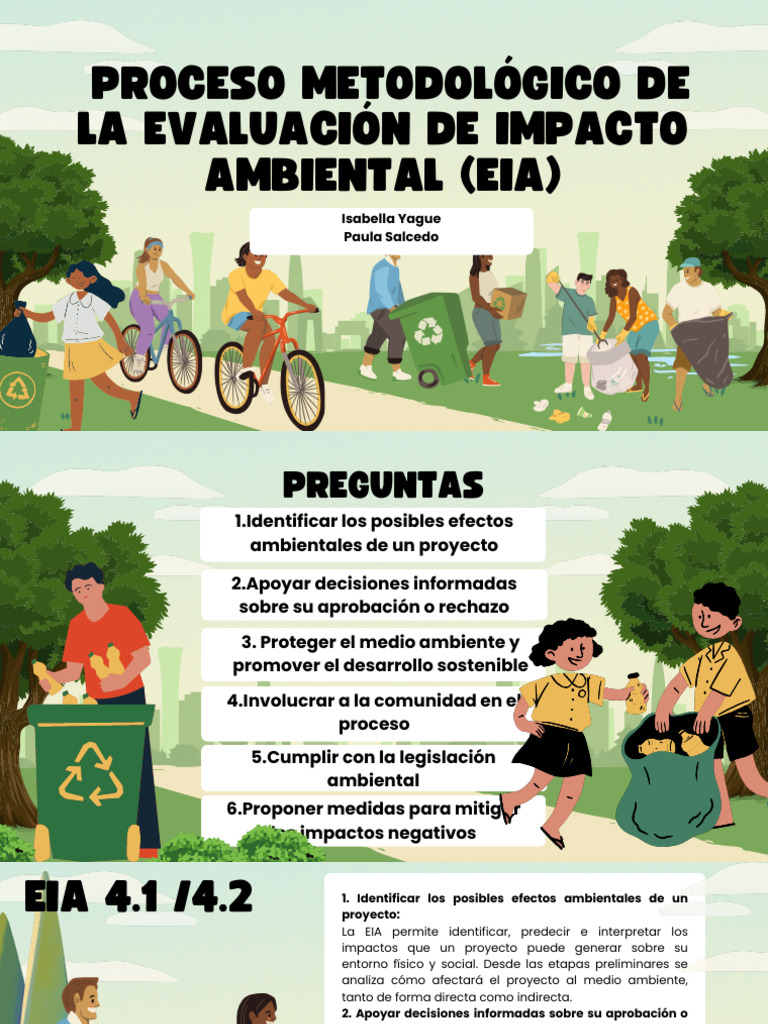 Evaluación de Impacto Ambiental: Proceso y Objetivos | PDF | Evaluación ...