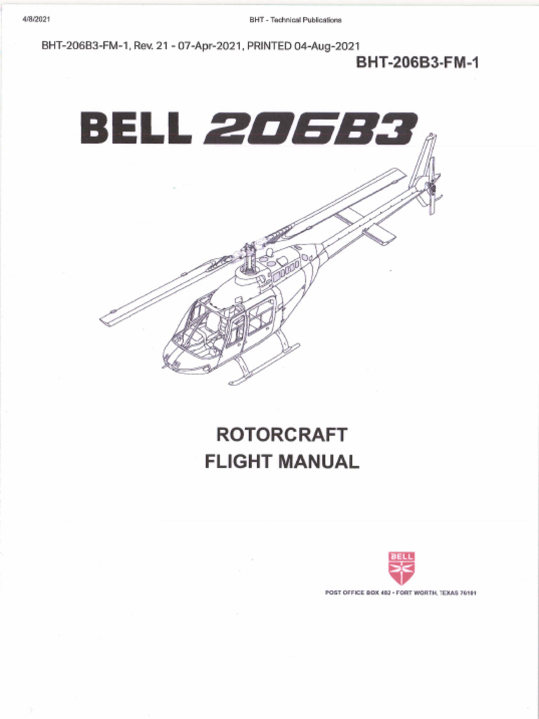 Manual RFM Bell 206 Actualizado | PDF
