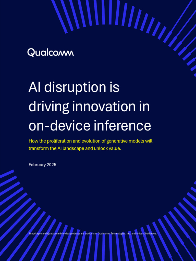 On-Device AI Inference Innovations | PDF | Arm Architecture | Computer ...