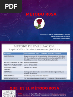 Evaluación del Método Rosa Ergonómico | PDF | Factores humanos y ergonomía
