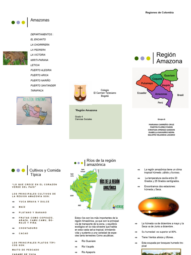 Cultivos y Clima de la Amazonía Colombiana | PDF | Geografía Física ...
