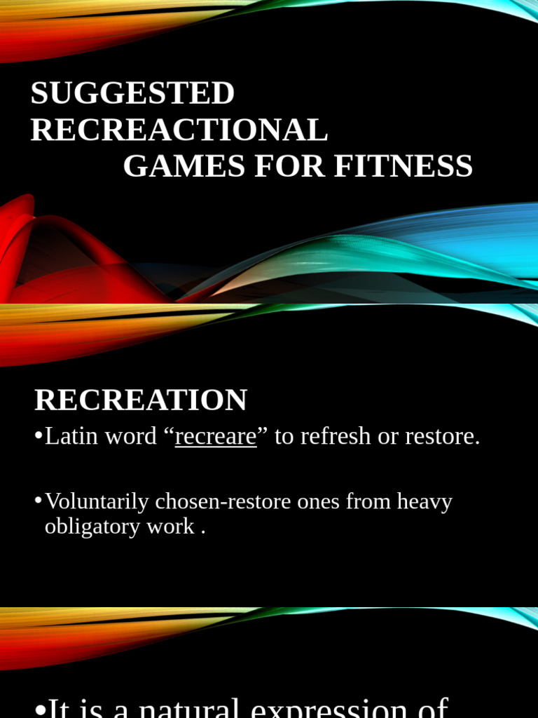 Benefits of Recreational Activities | PDF