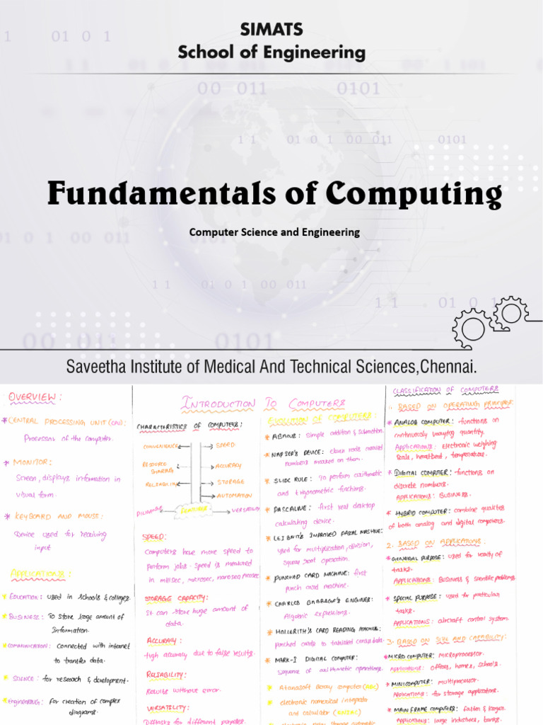 Basics of Computing and Engineering | PDF