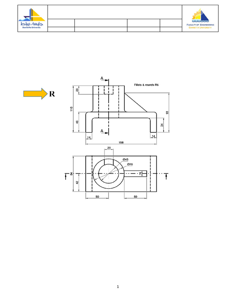 Engineering Drawing Sectional Views | PDF