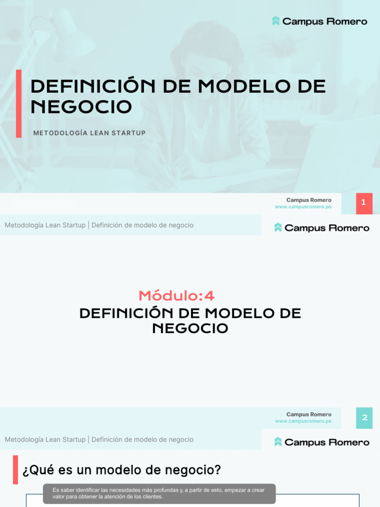 Definición de Modelo de Negocio | PDF | Modelo de negocio | Empresa de ...