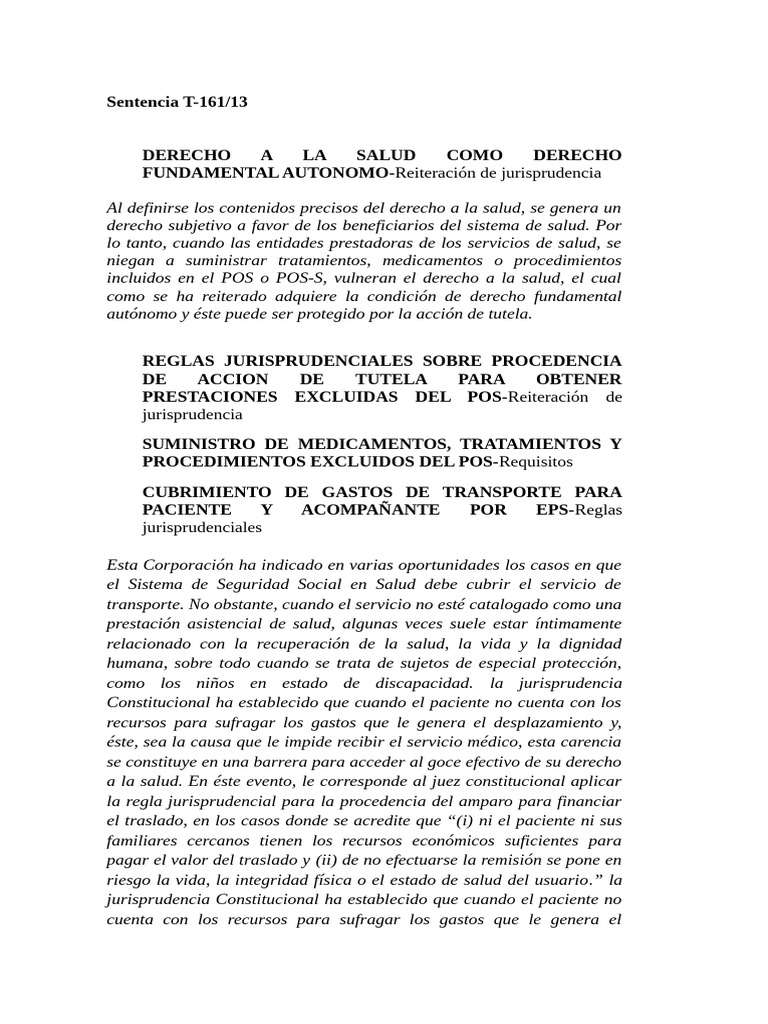 Reiteración de Jurisprudencia | PDF | Caso de ley | Derecho Constitucional