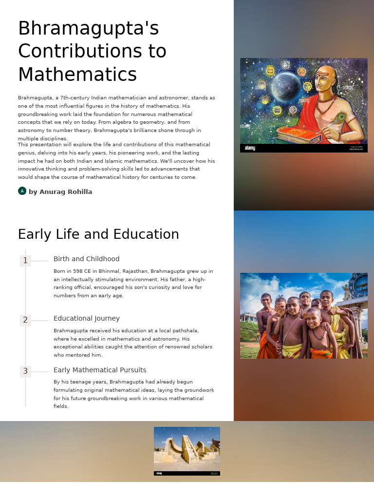 Bhramaguptas Contributions To Mathematics | PDF | Trigonometry ...