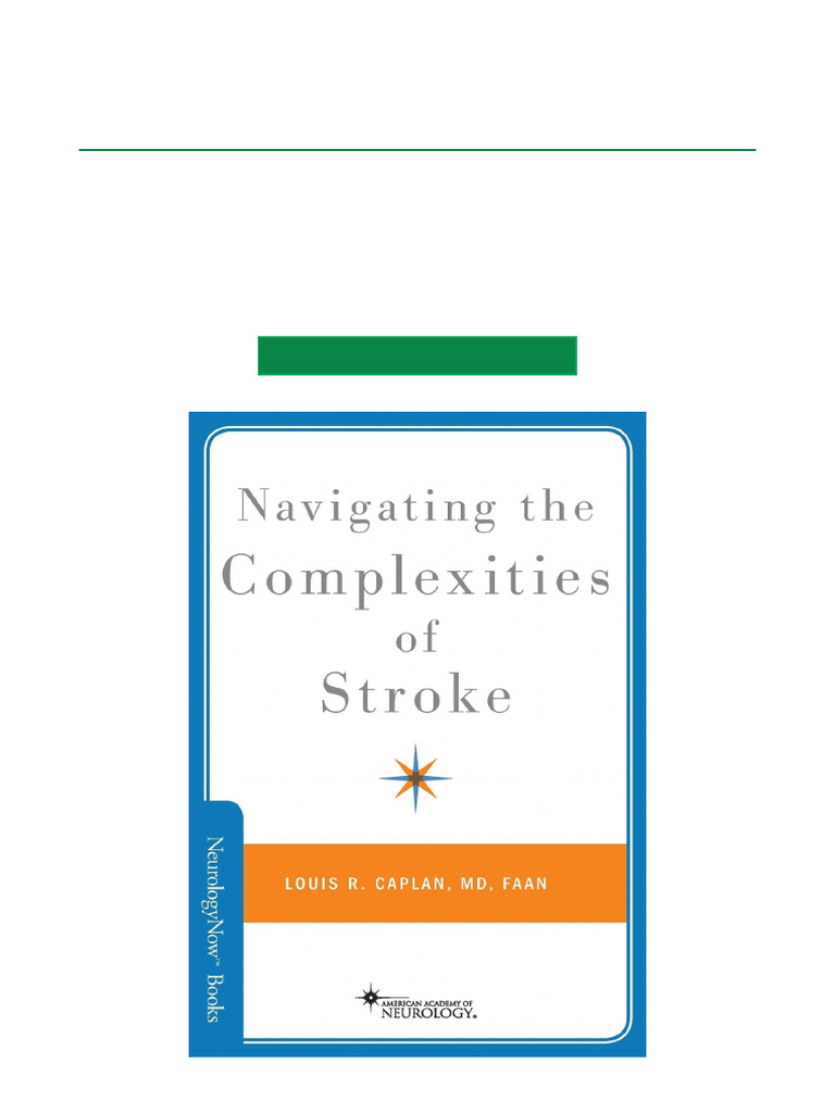 Navigating The Complexities of Stroke (Brain and Life Books), 1st ...