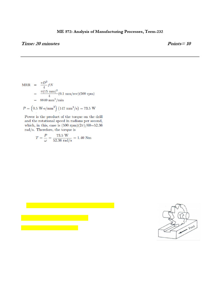 Manufacturing Process Analysis Assessment | PDF