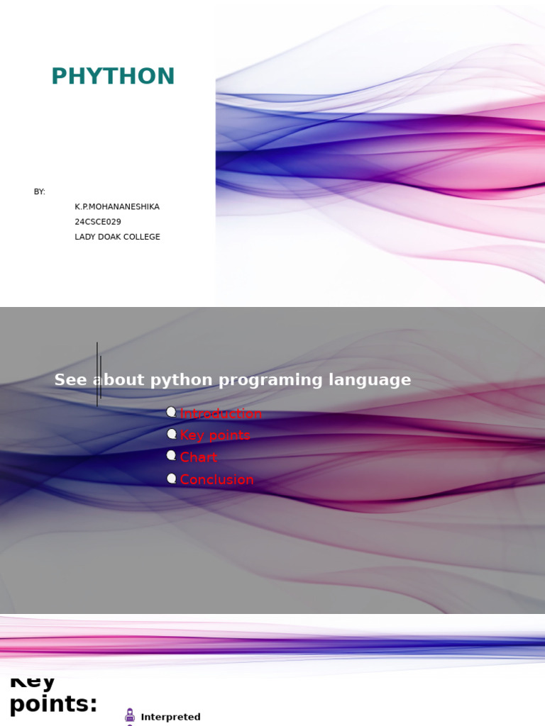 Overview of Python Programming Language | PDF