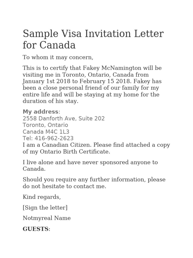 Fillable Invitation Letter Word | PDF