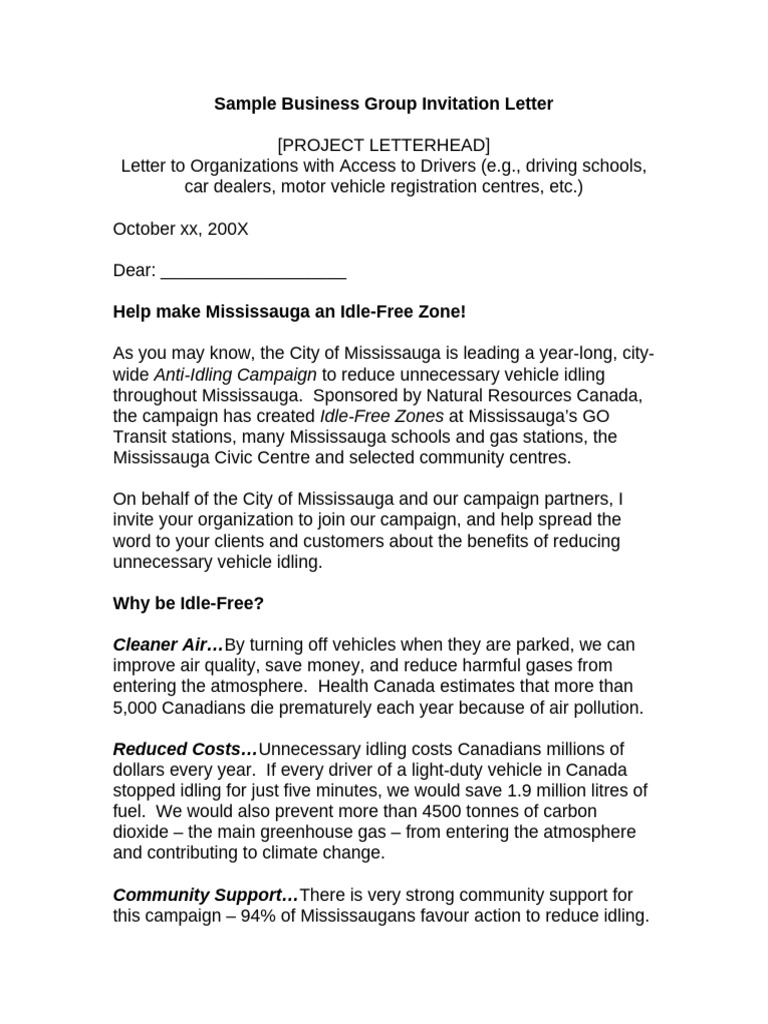 Join Mississauga's Anti-Idling Campaign | PDF | Air Pollution | Human ...