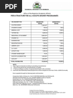 KMTC Fees Structure 2025/2026 | PDF | Fee | Chess