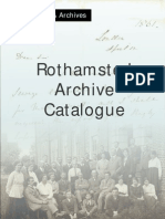 Archives Catalogue