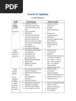 Essential A1 French Vocabulary List | PDF | English Language ...