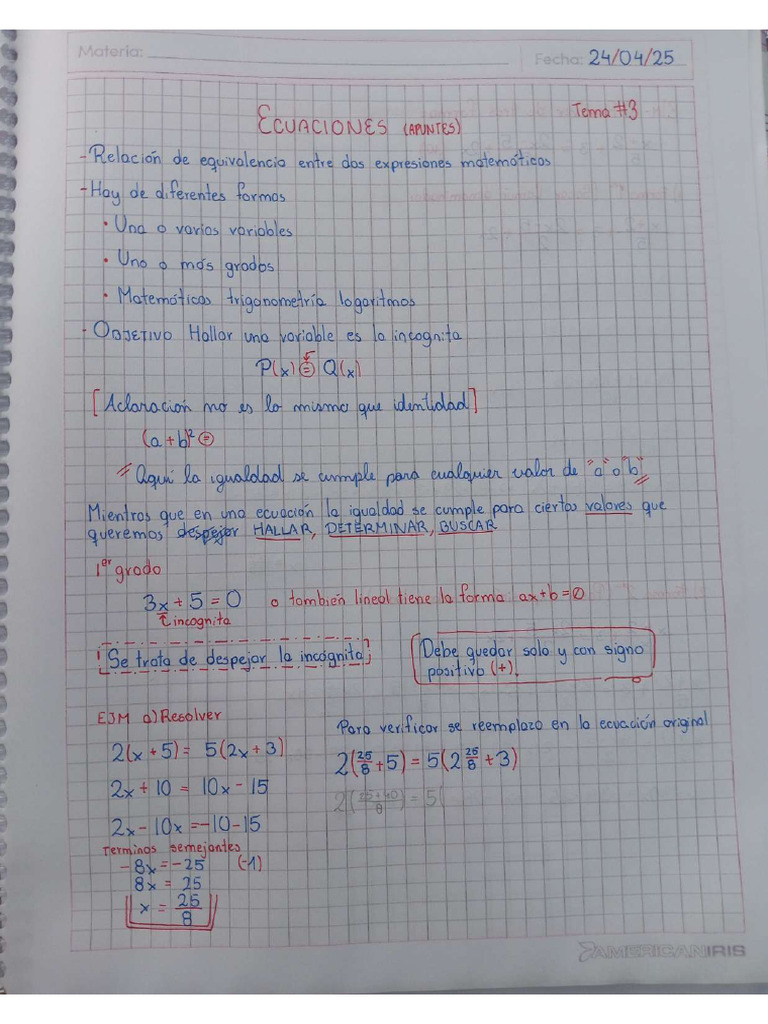 Práctica de Matemáticas | PDF