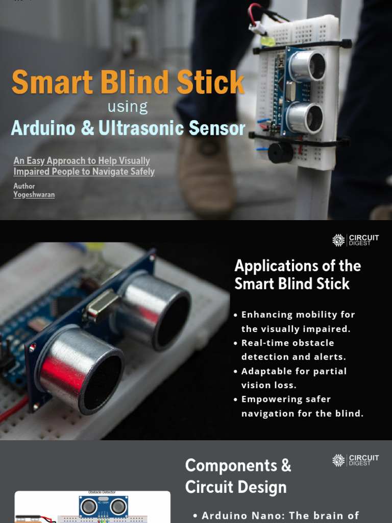 Build Blind Stick Using Arduino Nano and Ultrasonic Sensor | PDF ...