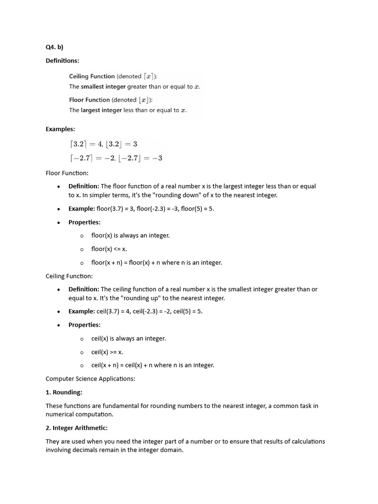 BCA Math Q4b | PDF
