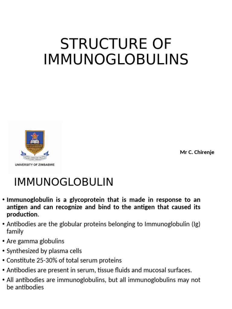 Structure and Functions of Immunoglobulins | PDF | Antibody ...