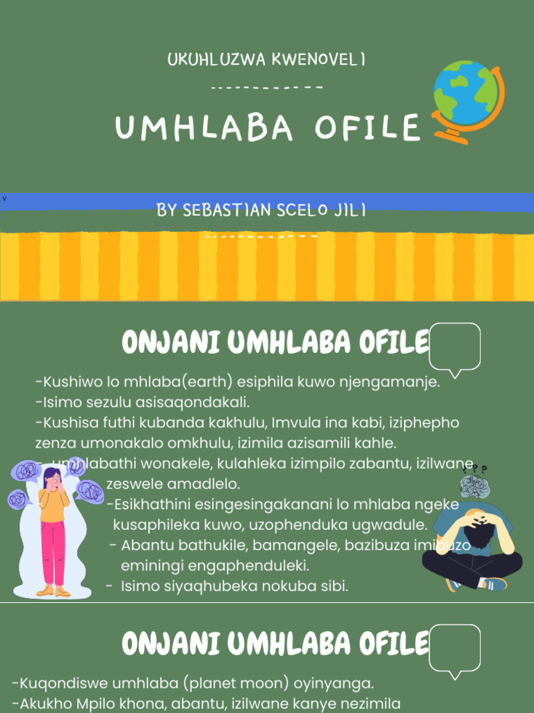 Umhlaba Ofile: Isimo Sezulu Nezindaba | PDF