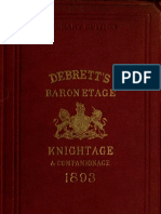Debrett's Peerage 1893