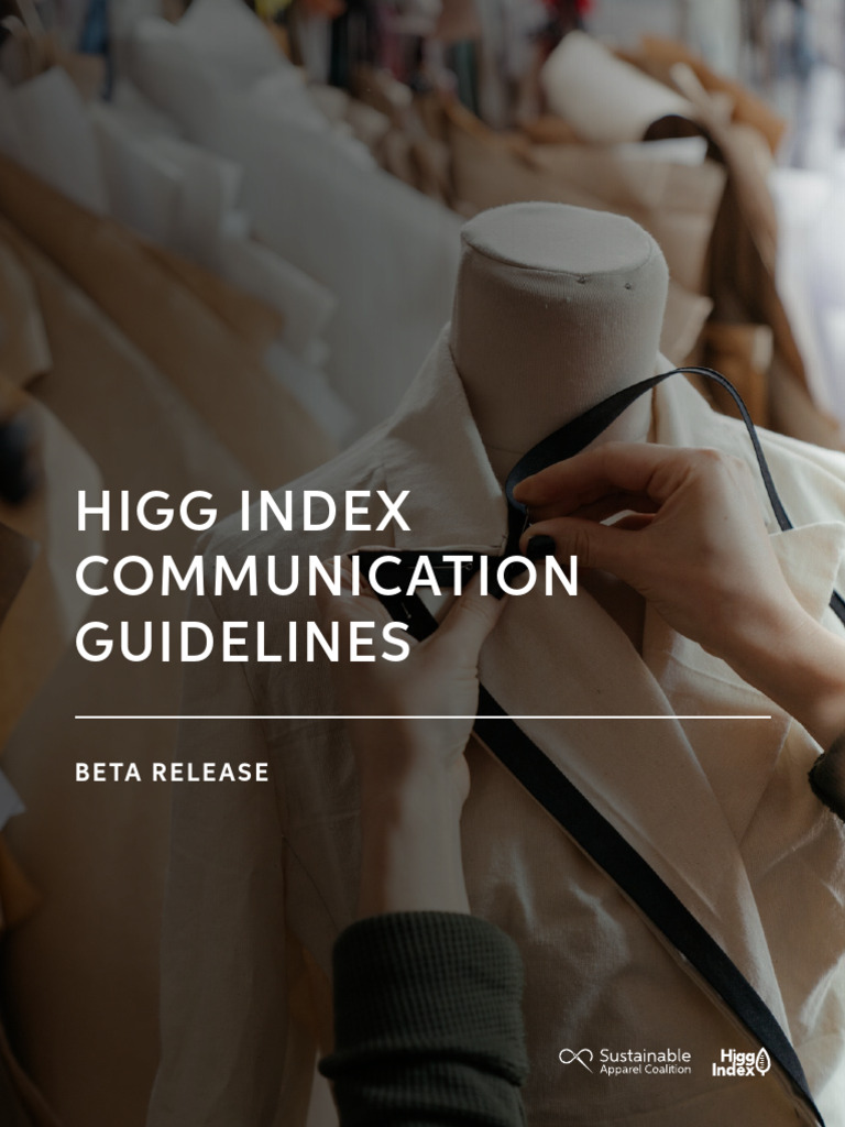 Higg Index Communication Guidelines 2024 | PDF | Natural Environment ...