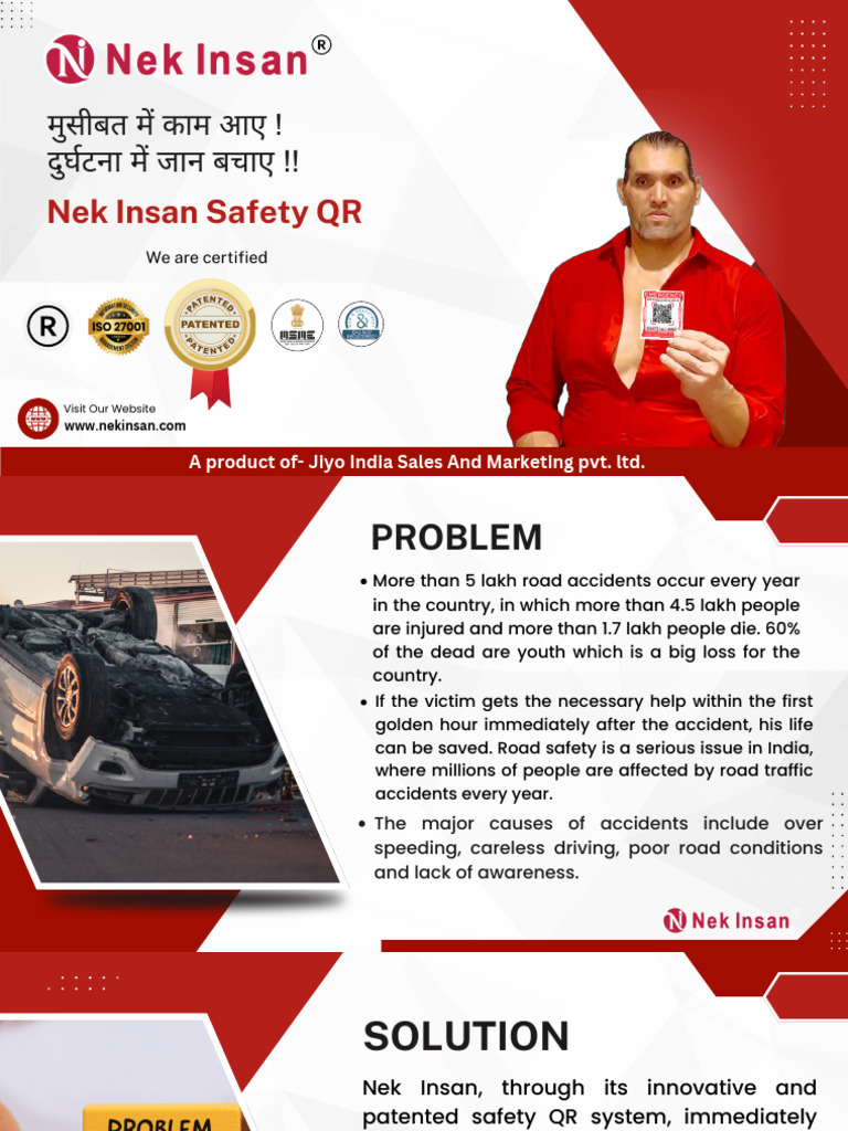Nek Insan Safety QR for Emergency Aid | PDF | Emergency | Trademark