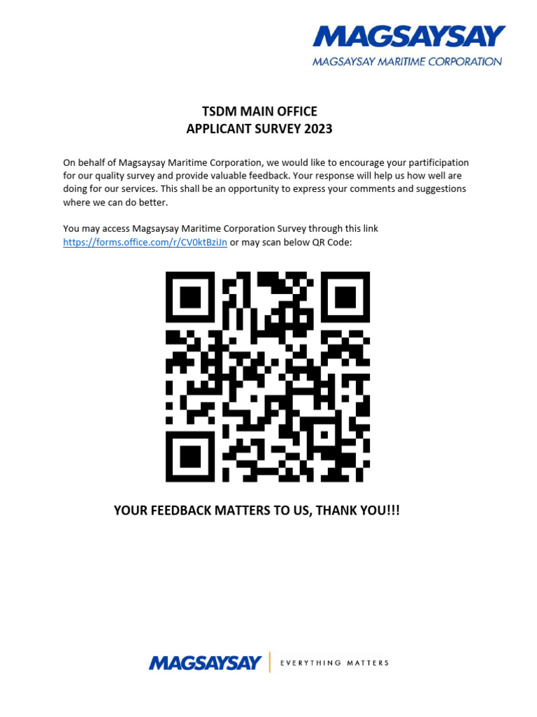 TSDM Applicant Survey 2023 | PDF