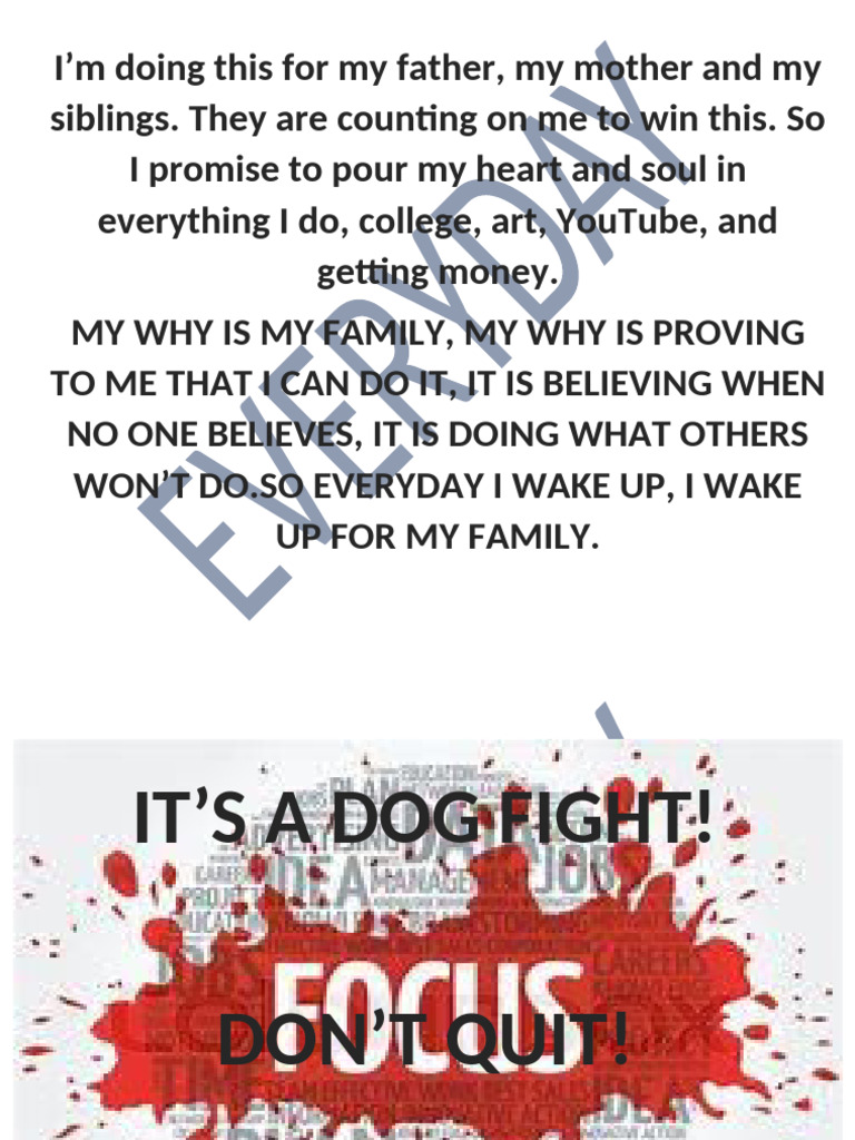 Family-Driven Motivation and Grind | PDF