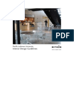Interior Design Guidelines: Pacifi C Lutheran University