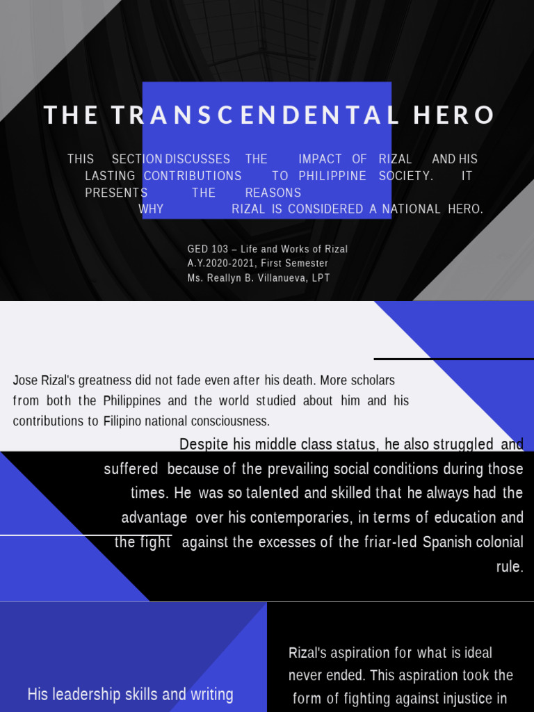 Lesson 11 Rizal As A National Hero and Asian Nationalist | PDF ...