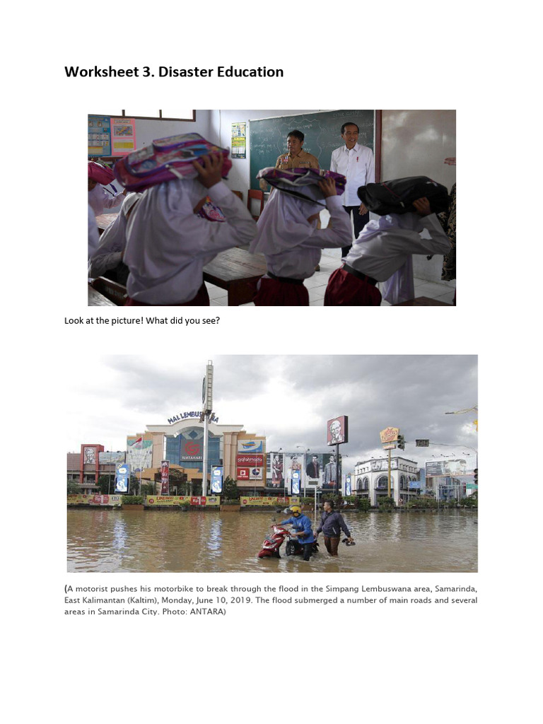 Disaster Education for Flood Preparedness | PDF | Emergency Management ...
