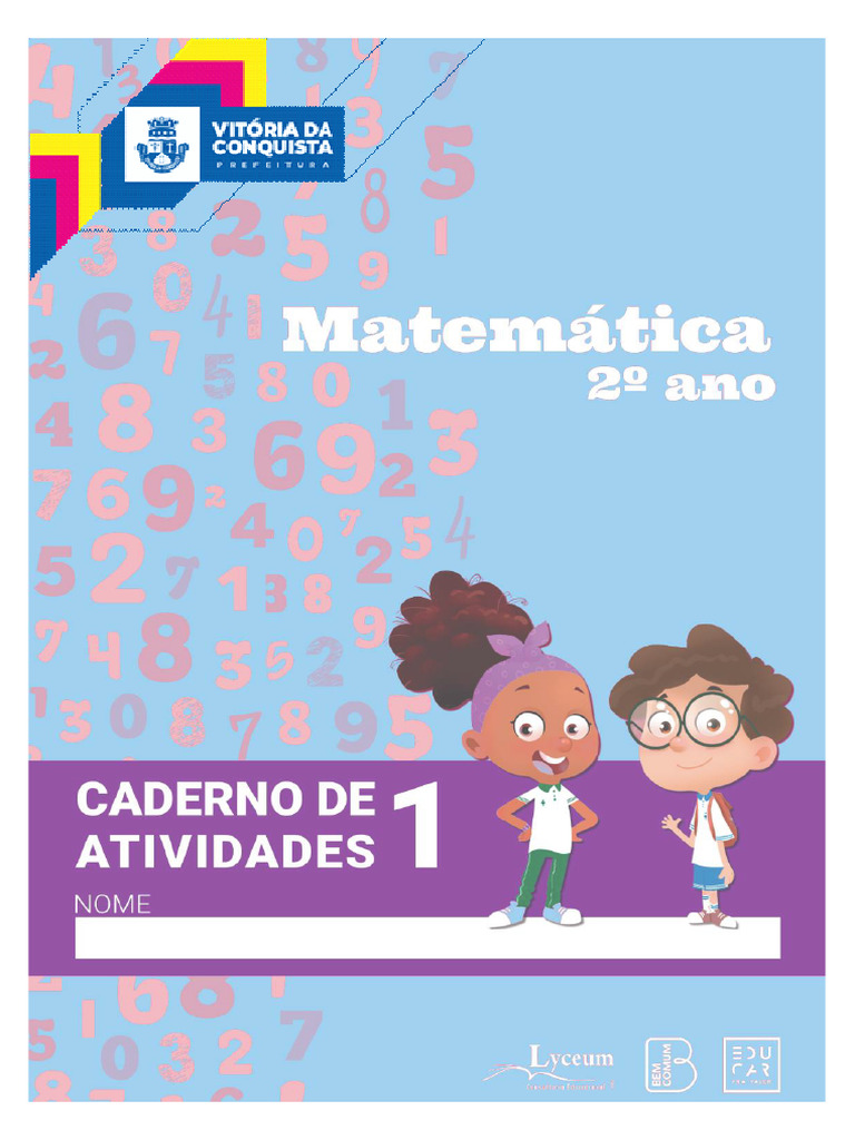 2 Ano Caderno 1 Mat Aluno 2025 Capa Atual | PDF