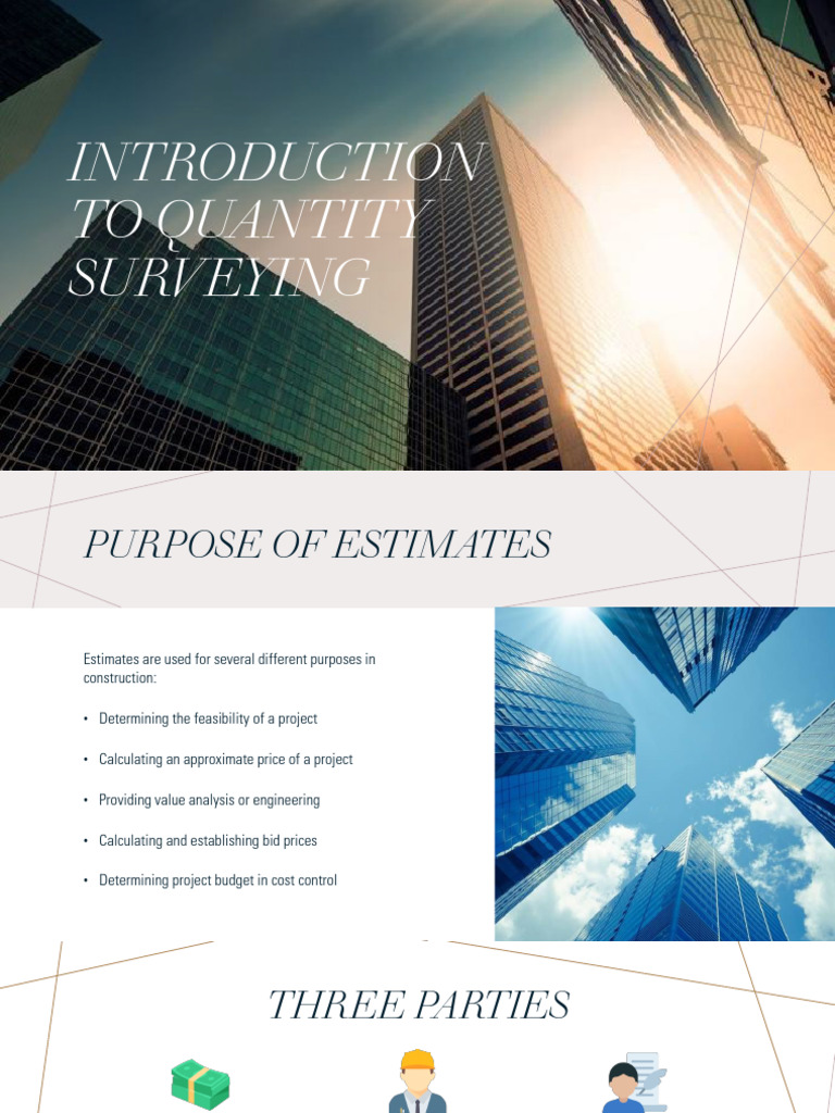 Introduction to Quantity Surveying | PDF | Business