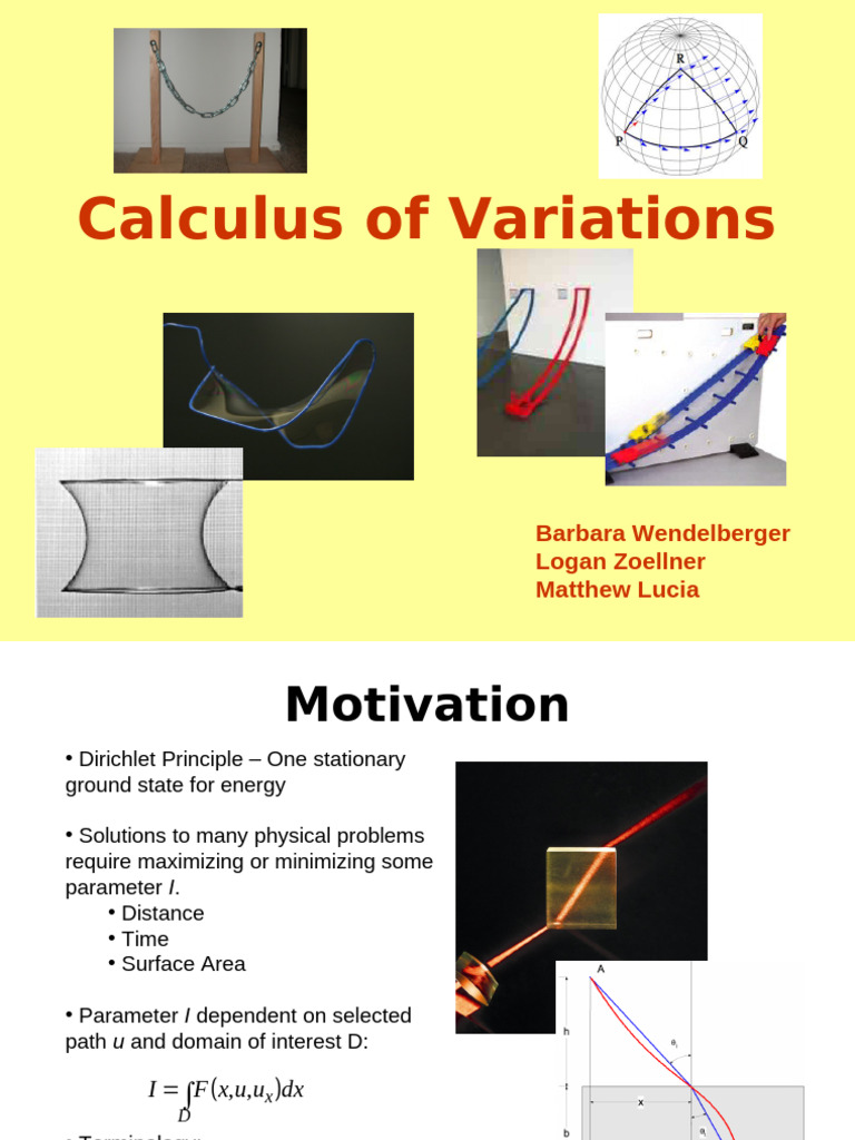Calculus of Variations Explained | PDF | Calculus Of Variations | Integral