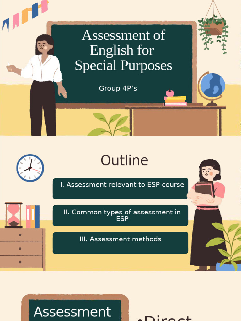 ESP Assessment Methods and Types | PDF