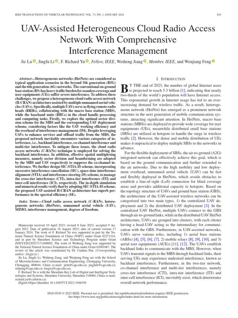 UAV-Assisted Heterogeneous Cloud Radio Access Network With ...