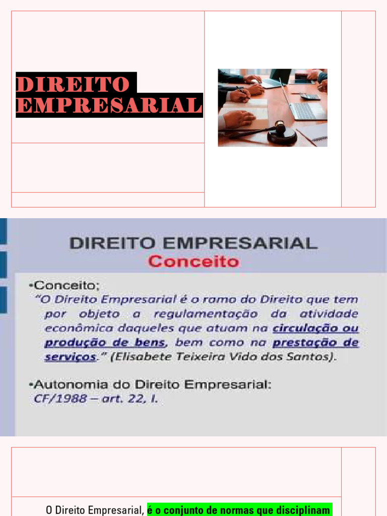 Evolução do Direito Empresarial | PDF | Empresas | Economia