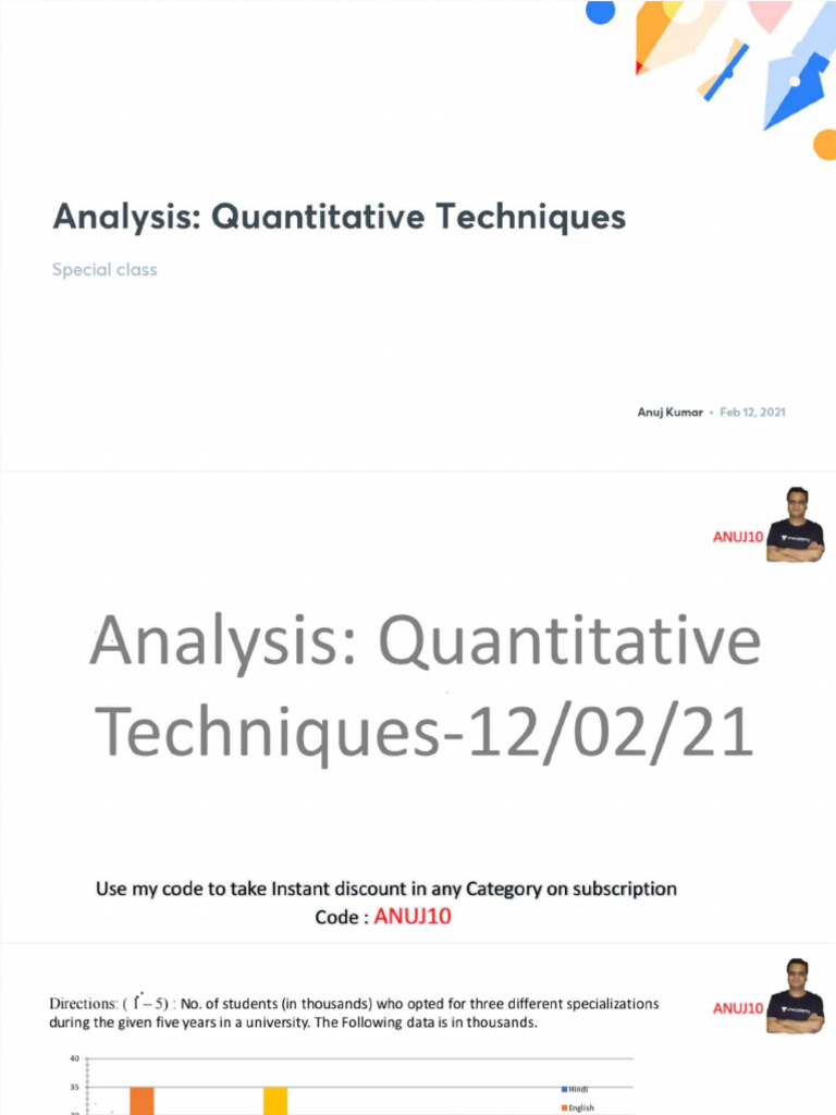 Analysis Quantitative Techniques No Anno | PDF