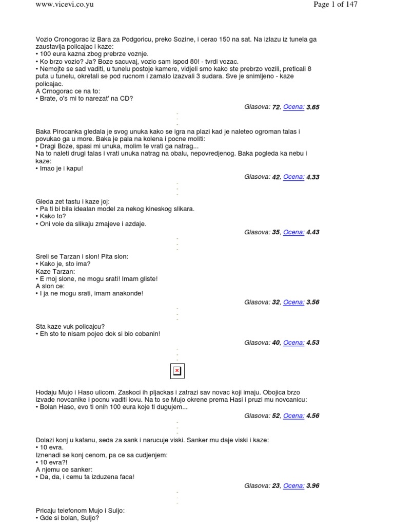 Vicevi najbolji sexualni Najbolji novi