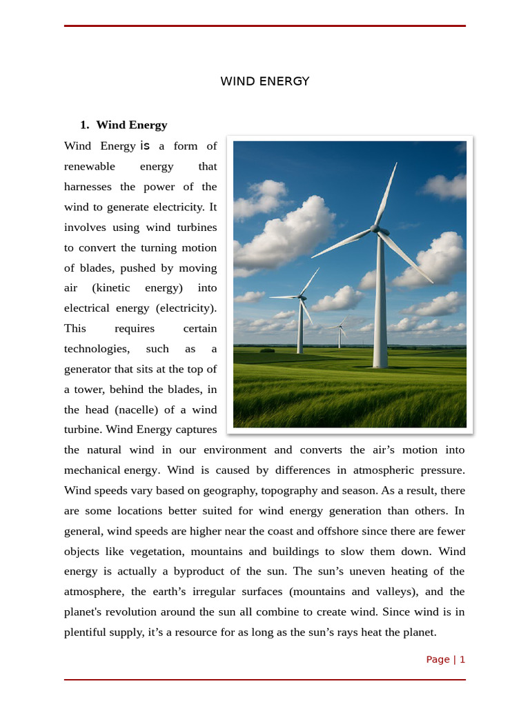 Understanding Wind Energy Basics | PDF | Wind Power | Renewable Energy
