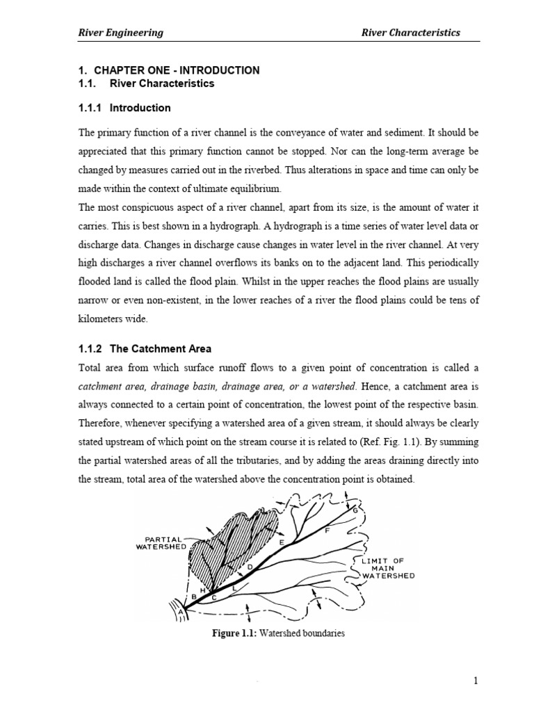 Understanding River Characteristics | PDF | Turbulence | Fluid Dynamics