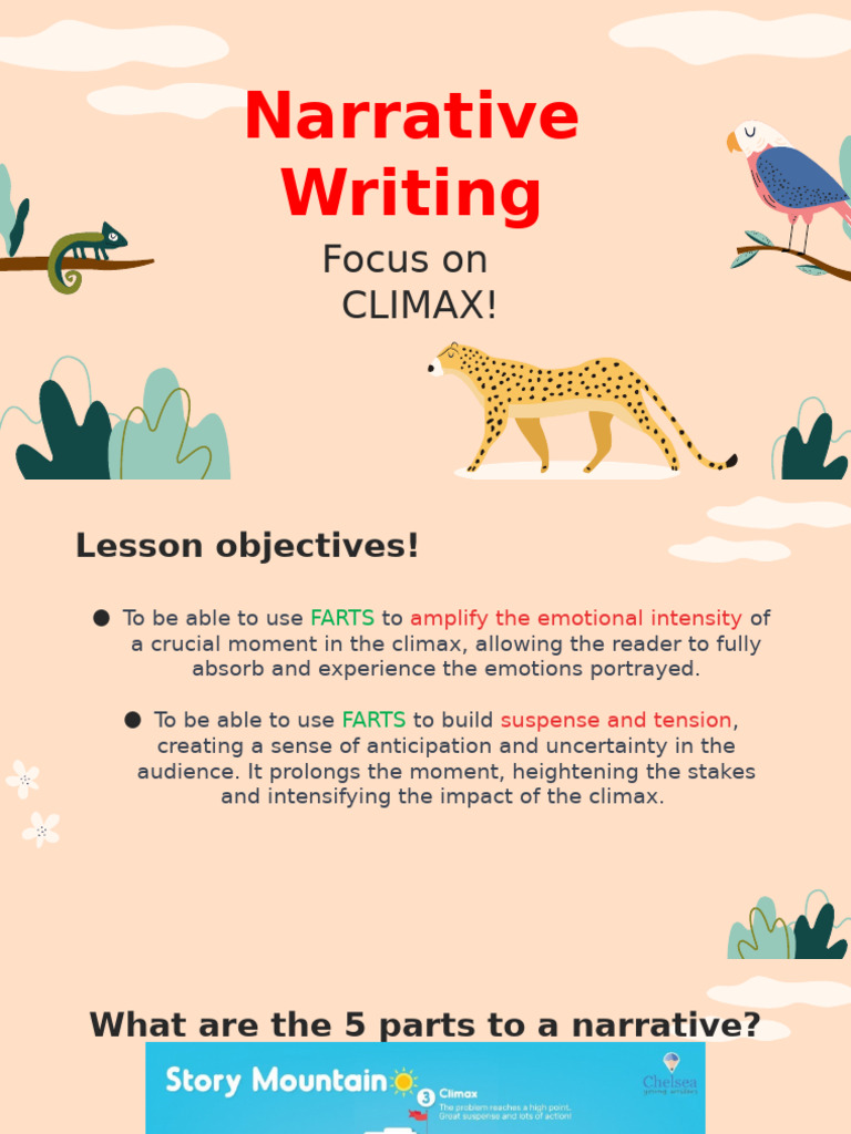 Amplifying Climax in Narrative Writing | PDF