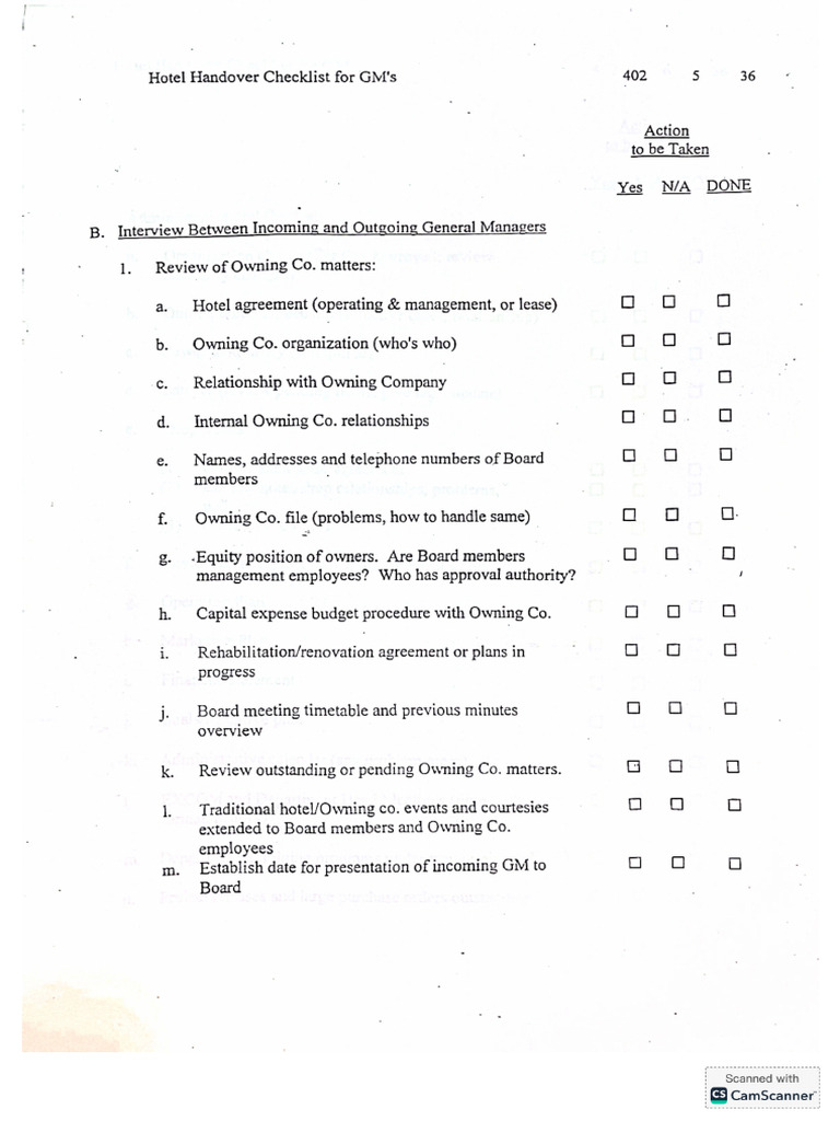 Handover | PDF