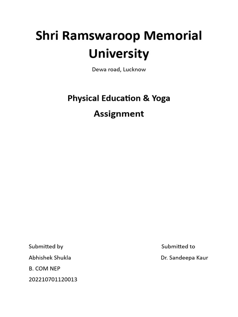 Physical Education and Yoga in India | PDF | Yoga | Asana