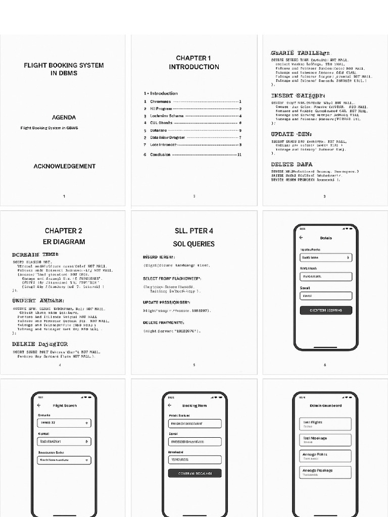 Flight Booking System Documentation Mobile App | PDF